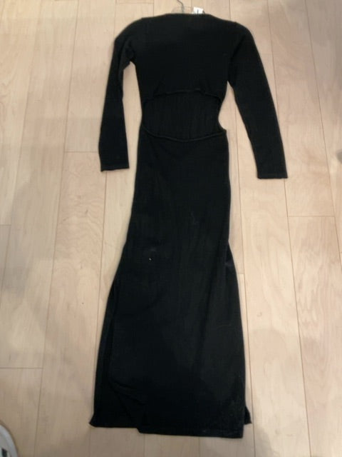 {{ClientCode}} BLACK LBLC THE LABEL OPEN BACK DRESS, S