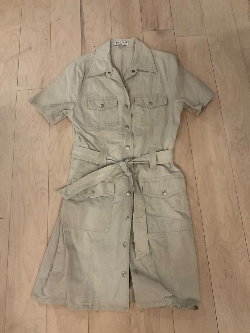 TAN Karen Kane S/S SHIRT DRESS 8