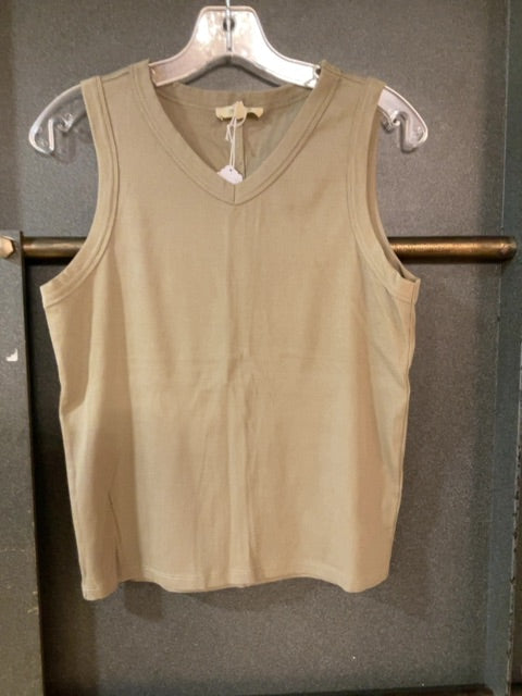 SAGE GREEN MADEWELL TANK TOP M