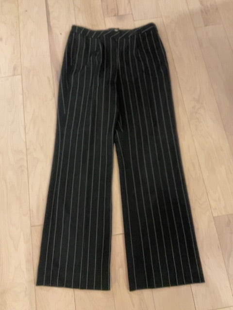 BLACK PINSTRIPE SHARON YOUNG PANTS 4