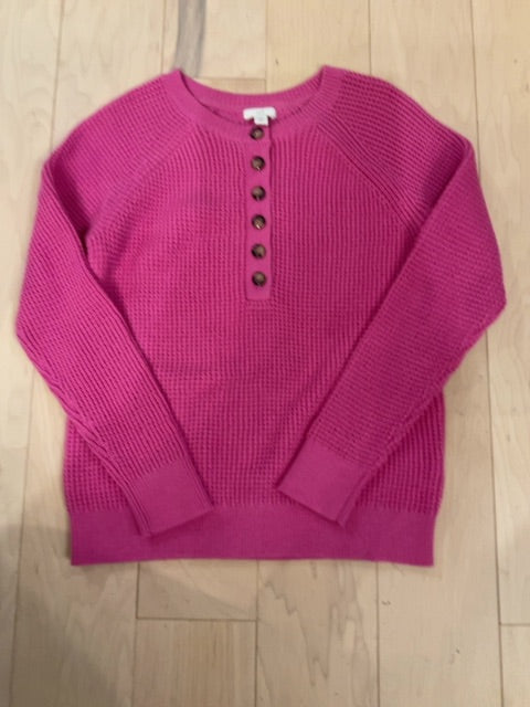 HOT PINK J JILL SWEATER XS