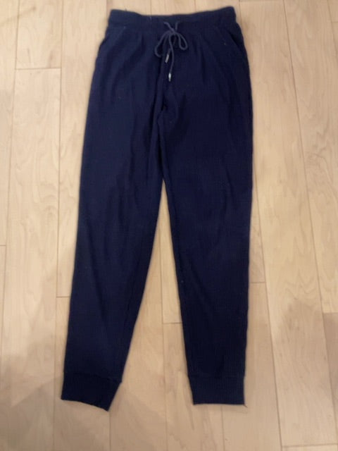 NAVY ZELLA CROP HOOD SWEATSHIRT S
