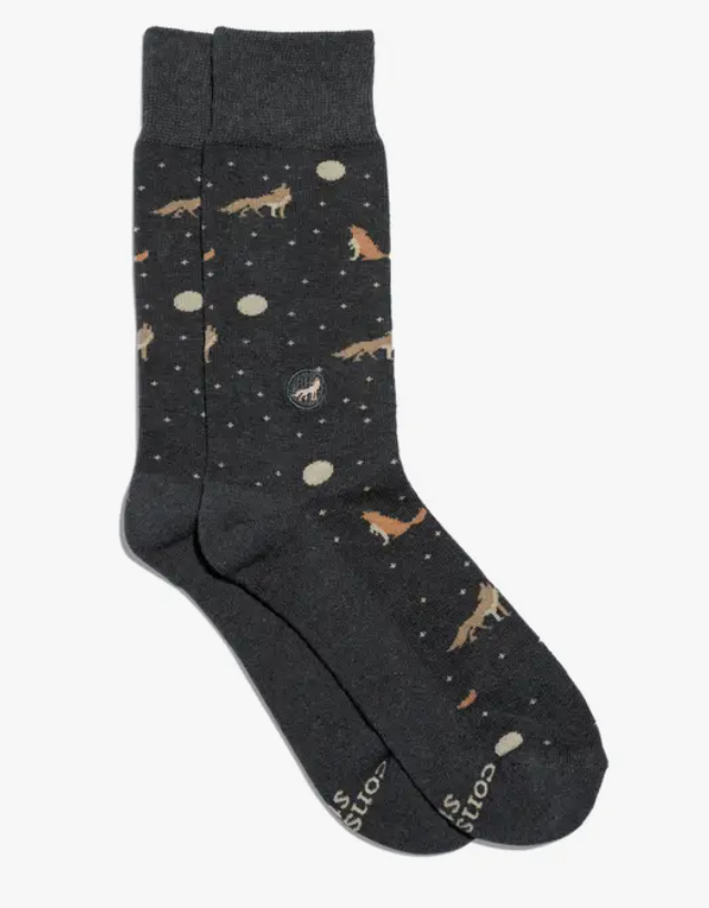 Conscious Step - Socks that Protect Wolves - National Park Collection