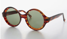 Load image into Gallery viewer, Round Mod Vintage Sunglass with Beveled Frame - Trudy
