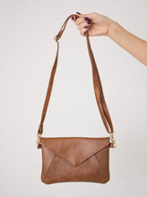 Load image into Gallery viewer, Kimnai Brown Adjustable Crossbody Purse
