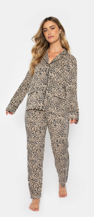 Cheetah Pajama Set