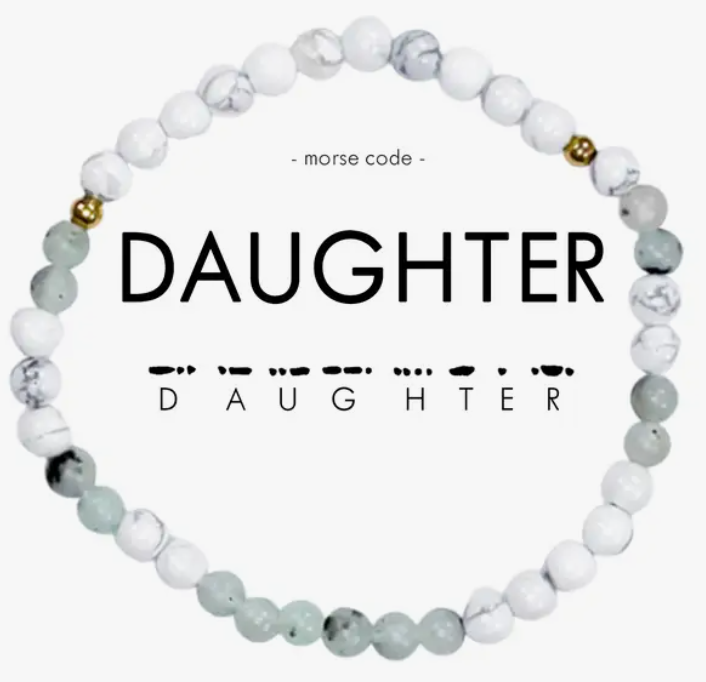 Morse Code Bracelet - DAUGHTER