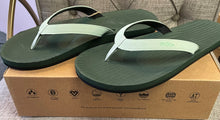 Load image into Gallery viewer, Recycled Tire and Natural Rubber Color Combo Flip Flop
