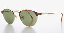 Load image into Gallery viewer, Delicate Browline Oval Lens Vintage Sunglass - Kaia
