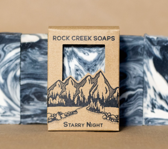 Rock Creek Soaps - Starry Night - Vegan Bar Soap