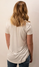 Load image into Gallery viewer, Recycled Fabric Scoop Neck Tee
