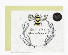 Load image into Gallery viewer, &quot;You are Bee-loved&quot; - Plantable Greeting Card
