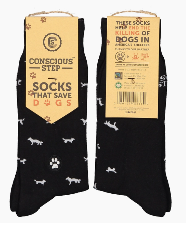 Conscious Step - Socks That Save Dogs