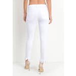 Load image into Gallery viewer, Crop Skinny with Fringe Hem
