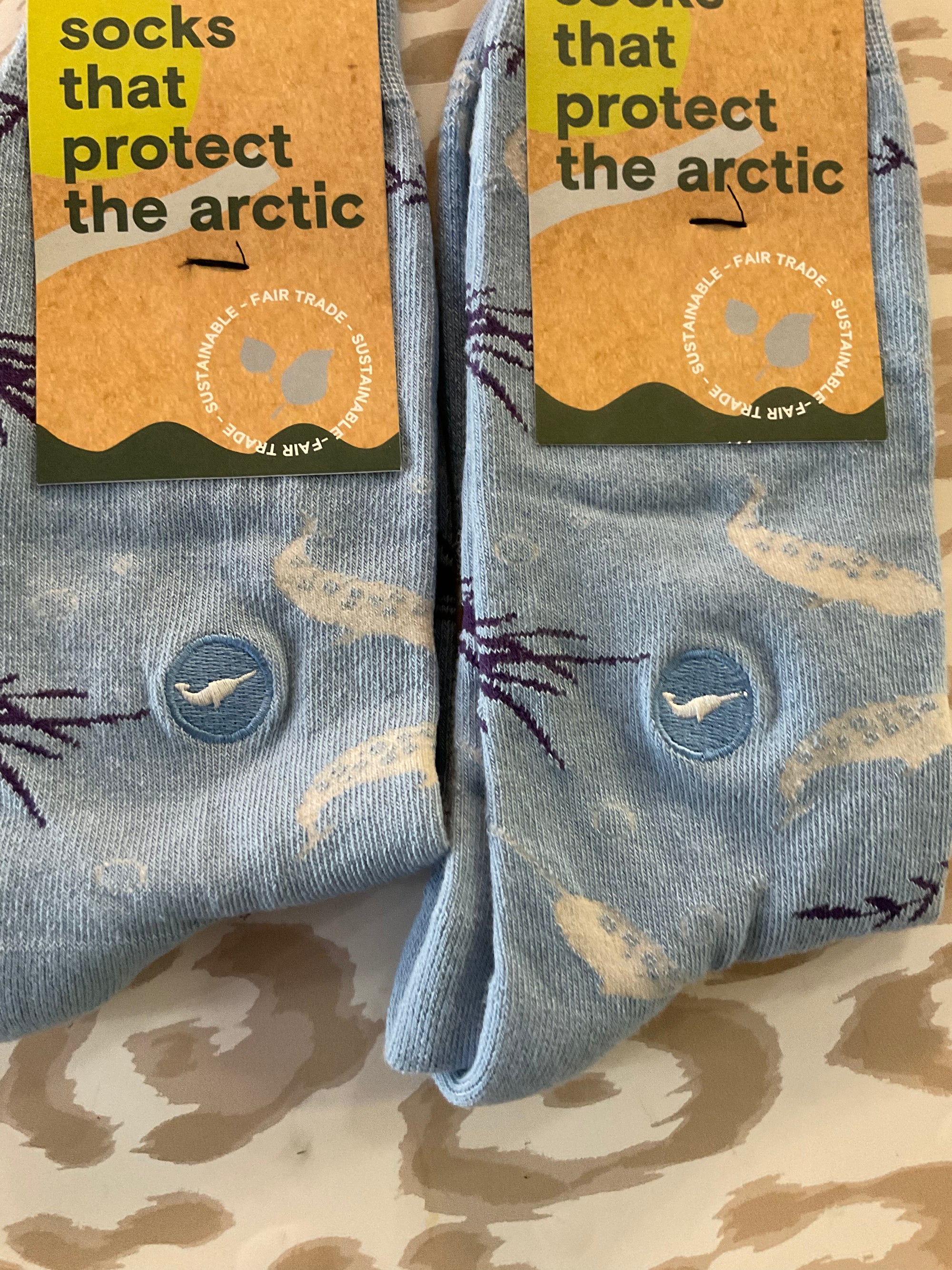 Conscious Step- Socks that Protect the Arctic - Narwhals