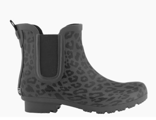 Rain Boots - Ankle - Matte Leopard