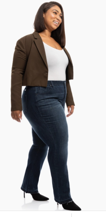 1822 Denim - 32&quot; High Rise Slim Boot with AB Solve in Ailani (2-20W)
